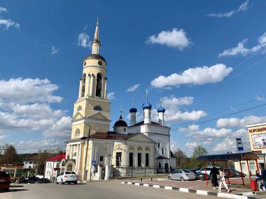 Borovsk, Lenin Caddesi, 1 'deki Katedral' de duyuru (Blagoveschensky). Rusya, Kaluga bölgesi