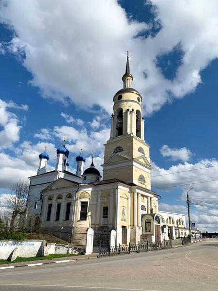Bebådelse Blagoveschensky Cathedral Borovsk Lenin Street Ryssland Kaluga Regionen — Stockfoto