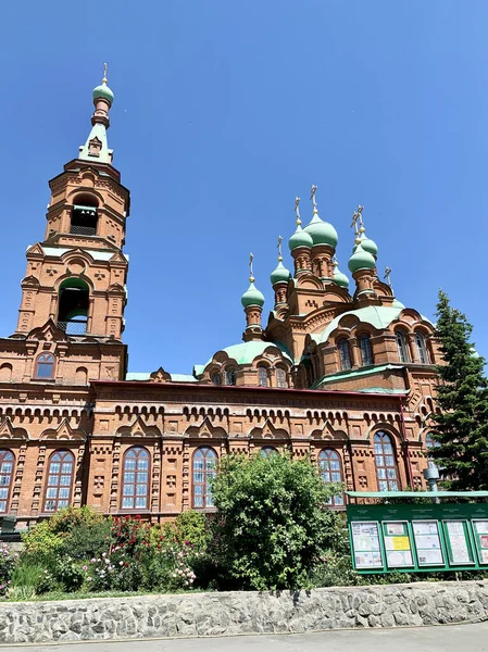 Iglesia Santísima Trinidad Chelyabinsk Rusia — Foto de Stock