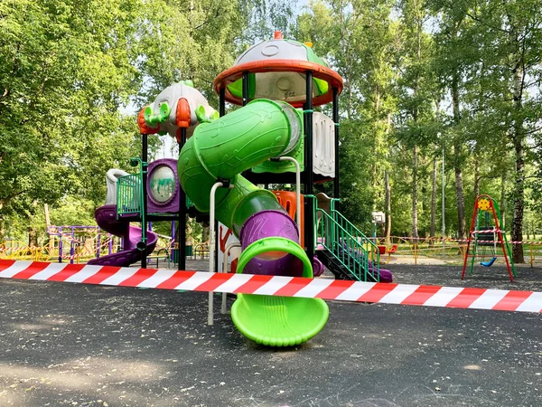 Balašikha Moskva Region Rusko Červen 2021 Dětské Hřiště Zarechnaya Park — Stock fotografie