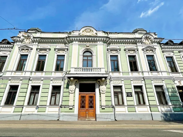 Moscú Rusia Junio 2021 Moscú Podsosensky Pereulok Casa Una Vieja — Foto de Stock