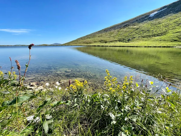 Lago Piedi Del Monte Otorten Estate Urali Settentrionali Russia — Foto Stock