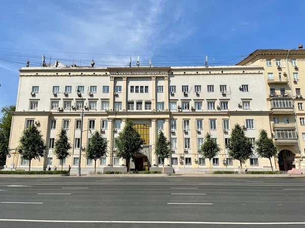 Moskva Rusko Června 2021 Zemlyanoy Val Street Moskva Létě — Stock fotografie