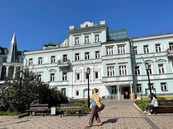 Moskou Rusland Augustus 2021 Bibliotheekleeszaal Vernoemd Naar Turgenev Historisch Herenhuis — Stockfoto