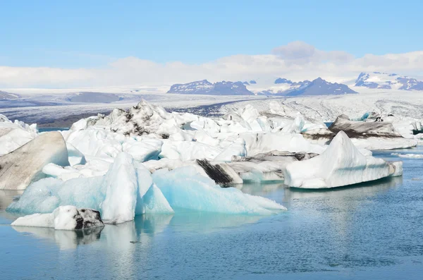 A lagoa glacial Jokulsaurloun, Islândia — Fotografia de Stock