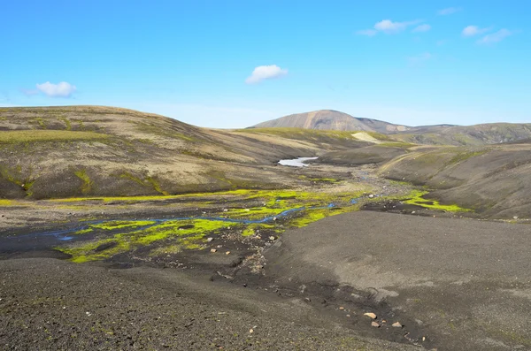 IJsland, riolit bergen — Stockfoto
