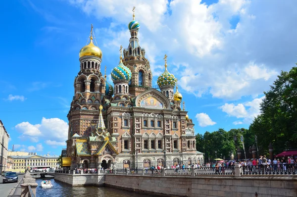 The Cathedral of the Savior on blood in St. Petersburg — Stock Photo, Image