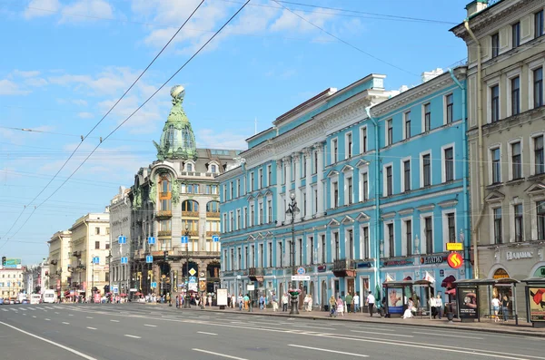 サンクトペテルブルクのネフスキー大通り — ストック写真