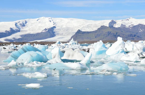 Island ledovcová laguna Jokulsarlon — Stock fotografie