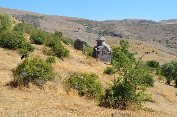 Arménie, monastère Tsahats-kar, églises du 10 siècle — Photo