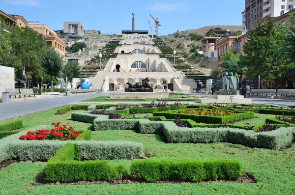 Armenia, zabytków Erewania, Kaskada Zdjęcie Stockowe