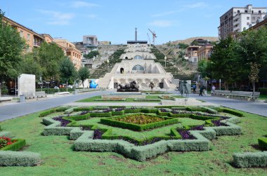 Armenia, the sights of Yerevan, Cascade clipart