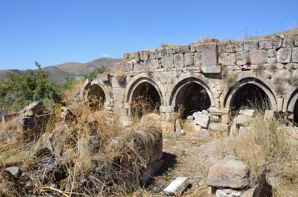 Arménie, ruines du monastère de Tsahats-kar — Photo