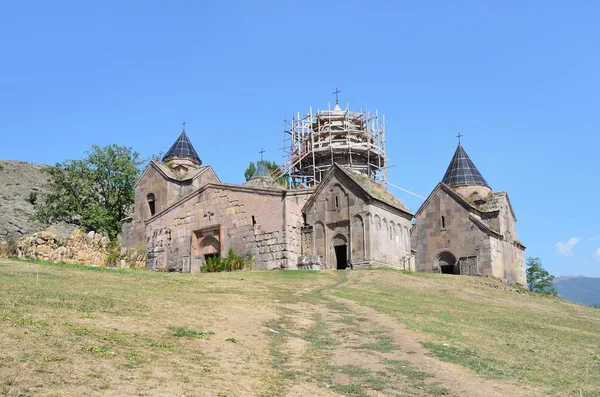 O antigo mosteiro armênio de Goshavank — Fotografia de Stock