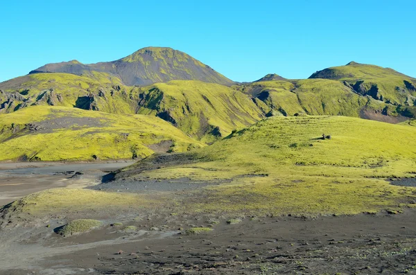İzlanda, dağlarda yaz — Stok fotoğraf