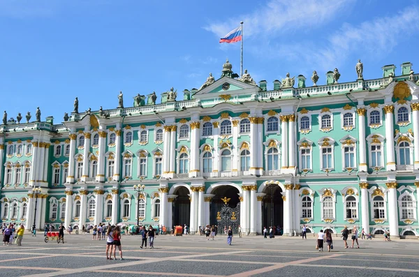 San Pietroburgo, Piazza del Palazzo, Palazzo d'inverno — Foto Stock