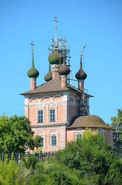 Kašin, region Tver, Rusko, kostel Iljinsko-Preobrazhenskaya v Kašúnu — Stock fotografie