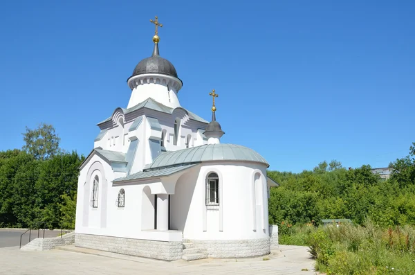 A Igreja dos Mártires Reais no Mosteiro da Natividade em Tver — Fotografia de Stock