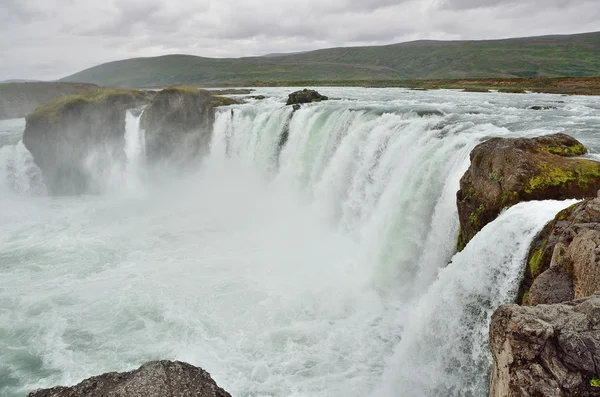 Islandia, cascada Godafoss, la cascada de Dios " — Foto de Stock
