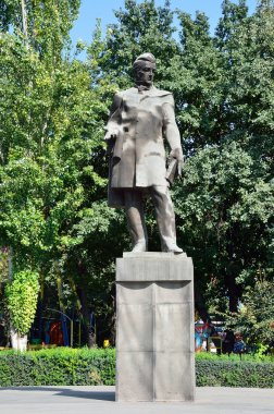 Erivan, Ermenistan, 06 Eylül 2014. Ermeni sahne: kimse, Alexander Griboedov Anıtı