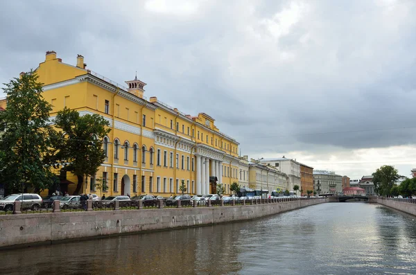 Petersburg Russia Settembre 2014 Scena Russa Fiume Moyka Palazzo Yusupov — Foto Stock