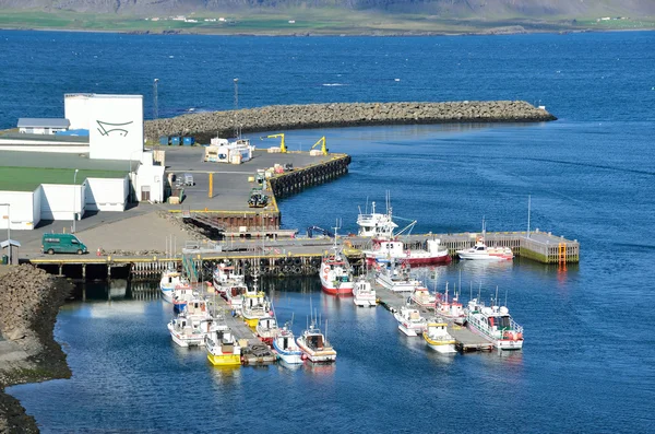Djupivogur, Iceland,  August, 17, 2014. port in the town Djupivogur — Stock Photo, Image