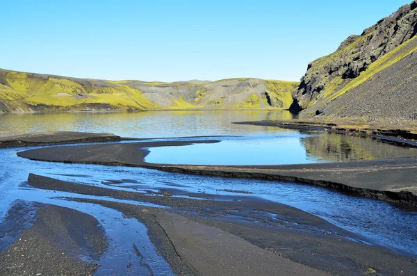 Laghi di montagna in Islanda — Foto Stock