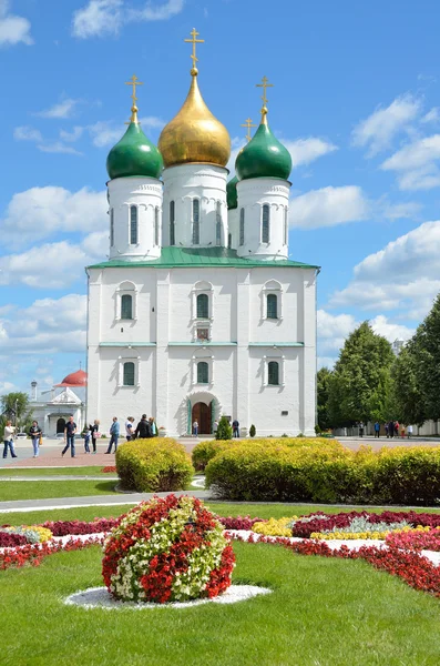 Catedral Uspensky no Kremlin Kolomna, região de Moscou — Fotografia de Stock
