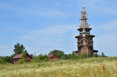 Vzglyadnevo köyündeki Sergius Kilisesi, Sergiev-Posad bölgesi, Moskova bölgesi