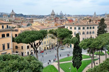 Rome, Italy, March, 17, 2013, People walking in the historical center of Rome