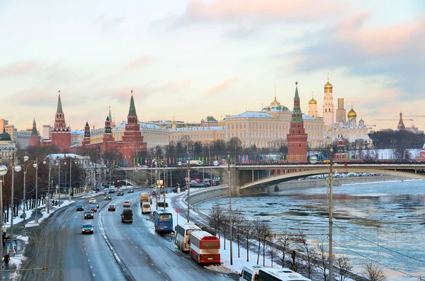 Moskova Kremlin kışın — Stok fotoğraf