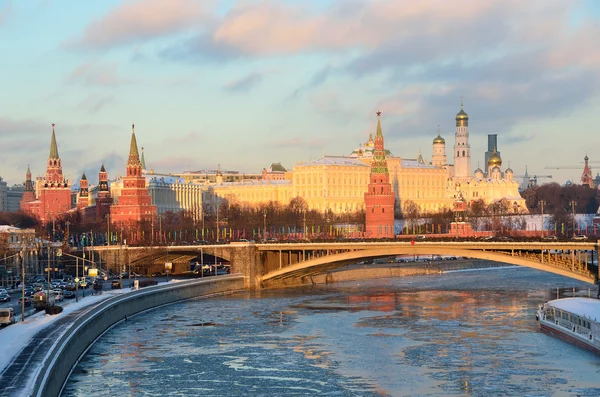 Moskova Kremlin kışın — Stok fotoğraf