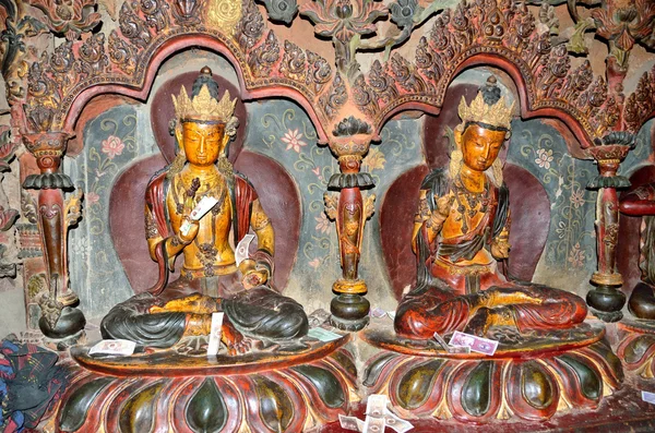 Tibet, gyandze, ein buddhistisches Kloster pelkor chode, 15. Jahrhundert, Buddha — Stockfoto