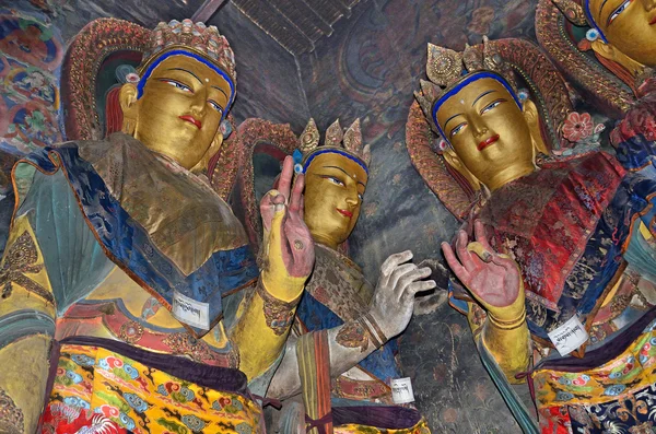 Tibet, gyandze, ein buddhistisches Kloster pelkor chode, 15. Jahrhundert, Buddha — Stockfoto