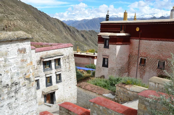 Tibet, Lhasa, antico monastero buddista Sera, XV secolo — Foto Stock