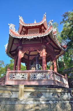 Nha Trang, Vietnam, 18 Ocak 2015. Monk in Long Son Pagoda in Nha Trang