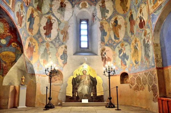 Fresken in der heiligen Verklärungskathedrale des Erlöserklosters Efimia in Susdal — Stockfoto