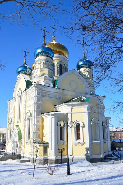 De kerk van Pokrova Presvyatoy bogoroditsi in Vladivostok — Stockfoto