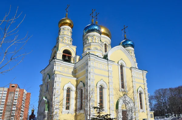 A Igreja de Pokrova Presvyatoy bogoroditsi em Vladivostok — Fotografia de Stock