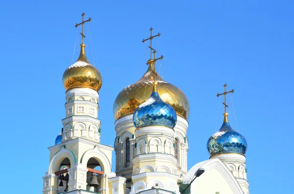 La Chiesa di Pokrova Presvyatoy bogoroditsi a Vladivostok — Foto Stock