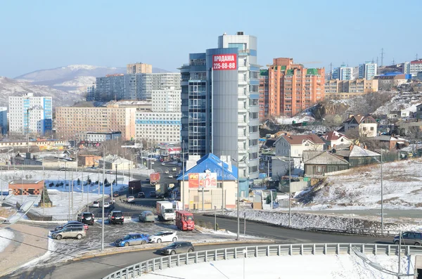 Views of winter Владивосток — стоковое фото