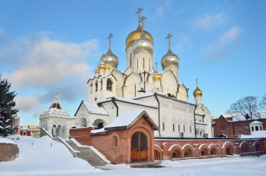 Kutsal bakire Meryem Zachatievsky manastırda Moskova'da Nativity Katedrali