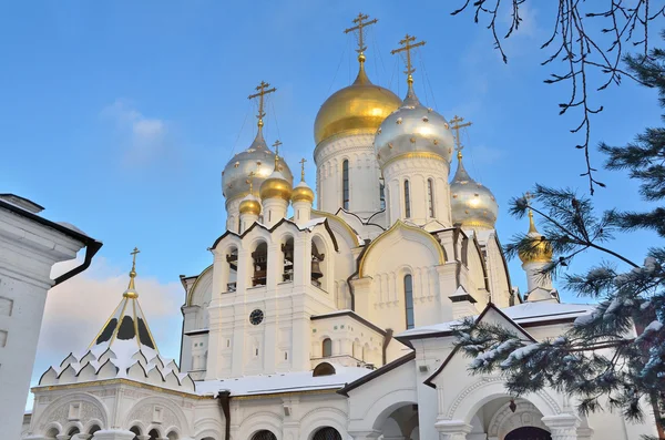 Kutsal bakire Meryem Zachatievsky manastırda Moskova'da Nativity Katedrali — Stok fotoğraf