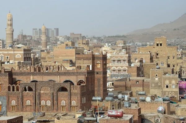 Yemen, historical center of Sana'a — Stock Photo, Image