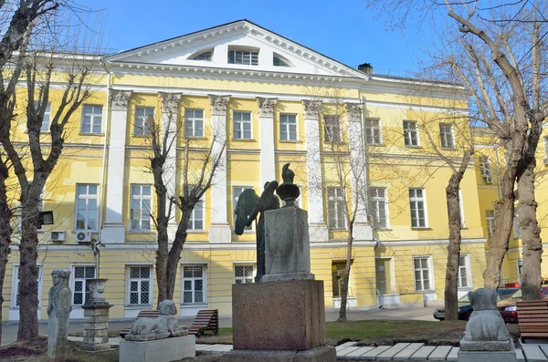 Moskva Rusko Duben 2015 Ruská Scéna Nikdo Státní Muzeum Architektury — Stock fotografie