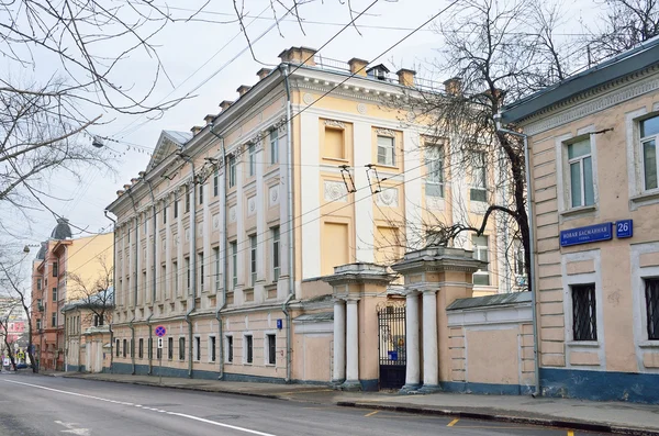 Moskau, Gehöft von Demidow, nowaja basmannaja Straße, 26 — Stockfoto