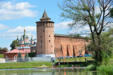 Kolomna, Moscow region, Rusya Federasyonu, 29 Haziran 2014, antik Kolomna kremlin
