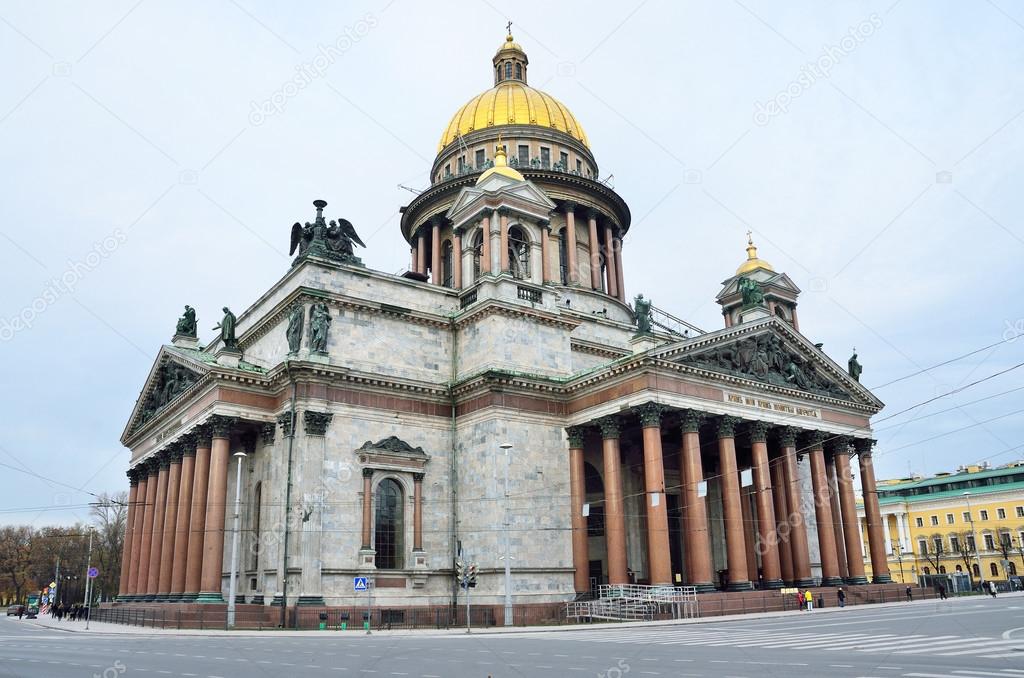 Saint Isaac's Cathedral in St. Petersburg. Russia