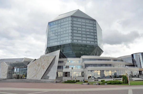 Minsk, Weißrussland, 28. September 2015. die Nationalbibliothek Weißrusslands in Minsk — Stockfoto