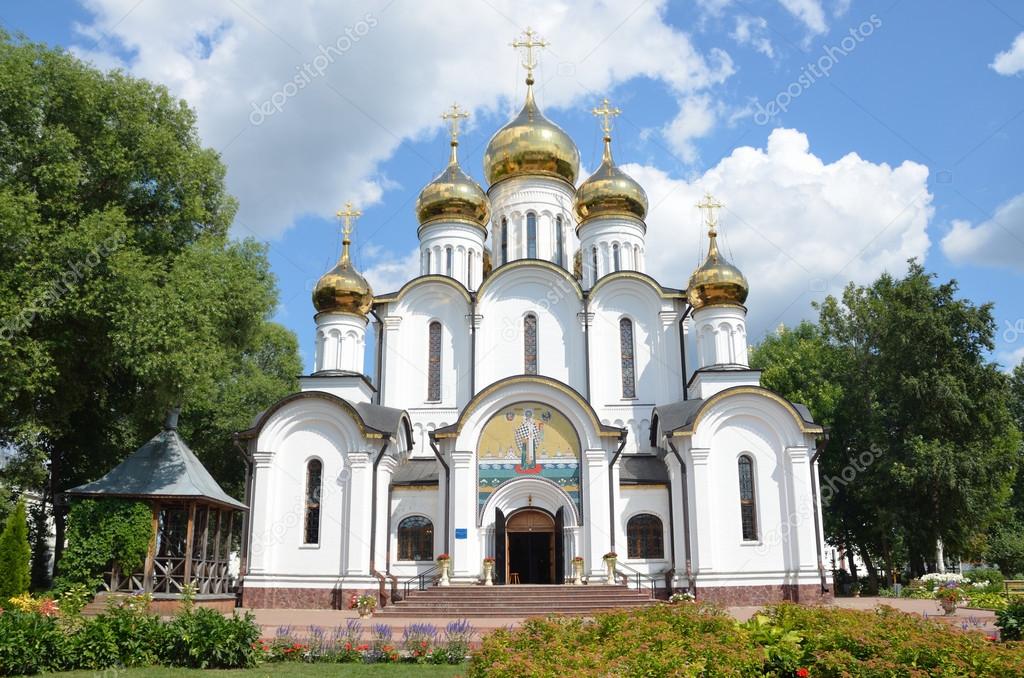 St. Nicholas Cathedral of St. Nicholas monastery in Pereslavl-Zaleskiy. Golden ring of Russia
